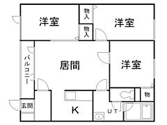 物件の間取り