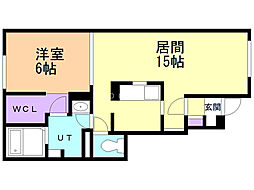 間取図画像 1LDK