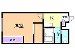レオパレスＨＩＲＯＴＳＵ 2階/201