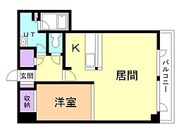 間取図画像 1LDK
