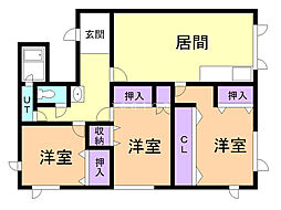 ウィズビル 3階/3-A