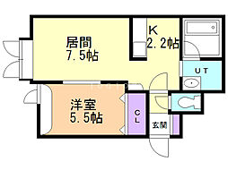 エメロウド　Ａ棟 1階