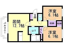 アバンフォンテーヌ　Ｂ 1階