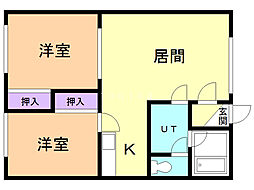 クリスタルハイツ永山 2階/203