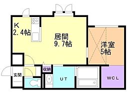 間取図画像 1LDK
