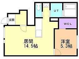 バス 旭川電気軌道大雪アリーナ前停下車 徒歩1分 1階/-