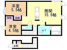 バス 旭川電気軌道8条西1丁目下車 徒歩5分 2階/-
