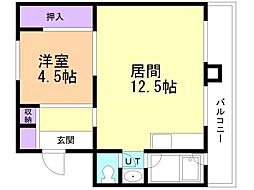 間取図画像 1LDK