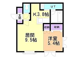 BOX・B 1LDKの間取図画像