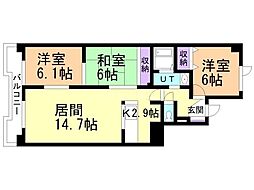 デベックス豊岡43 4階/402