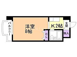 メゾン・ド・ノール 1Kの間取図画像