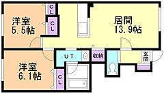 物件の間取り
