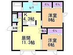 物件の間取り