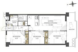 間取図画像 3LDK