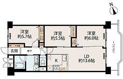 間取図画像 3LDK