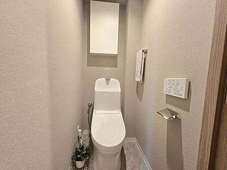 清潔感のあるトイレットルーム