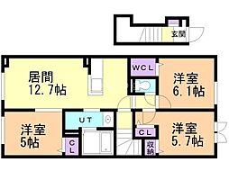 間取図画像 3LDK