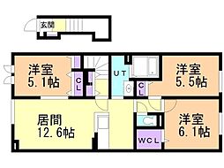 ラピス・ラズリII 2階