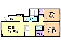 ラピス・ラズリII 1階