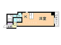 大成5・14ビル ワンルームの間取図画像