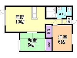 サーザンパートユニオンハウス 2階/202