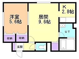 間取図画像 1LDK