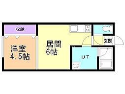 間取図画像 1DK