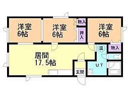 間取図画像 3LDK