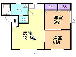 イエローハイツ 1階