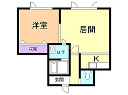 間取図画像 1LDK