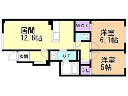 キスイ・トロワ 1階