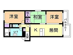 間取図画像 3LDK