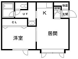 グロリアス21A 2階