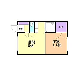 間取図画像 1LDK
