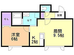 間取図画像 1LDK