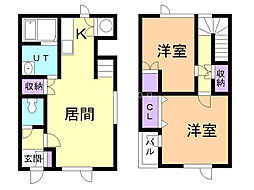 エヌ・ステージ4 2LDKの間取図画像