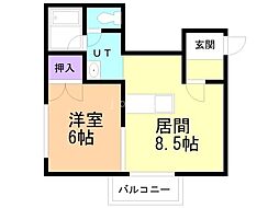 イーグル311 1LDKの間取図画像