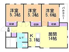 物件の間取り