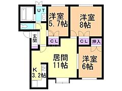 物件の間取り