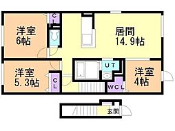 スペランツァ 3LDKの間取図画像