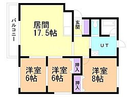 間取図画像 3LDK