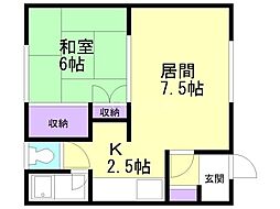 間取図画像 1LDK