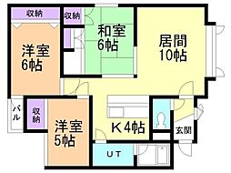 間取図画像 3LDK