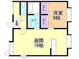 トムハイツ新富 1階