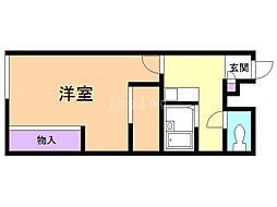 レオパレスドリームコート 1Kの間取図画像