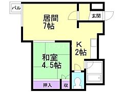 物件の間取り