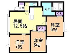 常本マンション 1階/101
