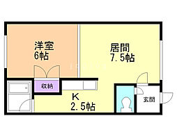 ハイツカワタ 1階