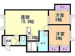 クレッシェンド 2階
