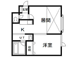 間取図画像 1LDK
